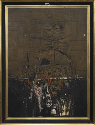 Lot 175 - VENETIAN IKON, AN OIL BY TOM GLEGHORN