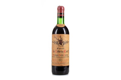 Lot 347 - CHATEAU LA TETE DU CERF 1967 SAINT EMILLION
