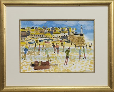 Lot 182 - ST IVES, A WATERCOLOUR BY ALAN FURNEAUX