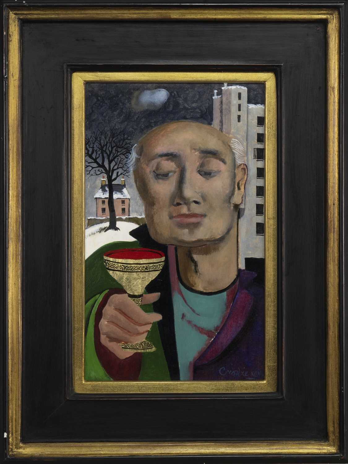 Lot 6 - CHALICE OBLIGATOIRE, AN OIL BY WILLIAM CROSBIE