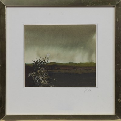 Lot 197 - WINTER SUN, A WATERCOLOUR BY ANNE GORDON