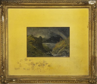 Lot 354 - RAINBOW, AN OIL BY FREDERICK CLIVE NEWCOMBE