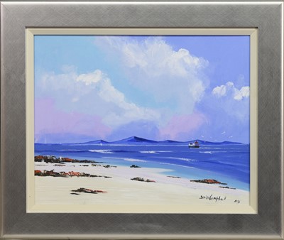 Lot 218 - SCOTTISH SANDS, AN OIL BY DANIEL CAMPBELL