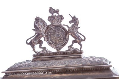 Lot 737 - HISTORICALLY IMPORTANT IVORY LAUNCHING MALLET AND SILVER CASKET FOR THE R.M.S. EMPRESS OF IRELAND