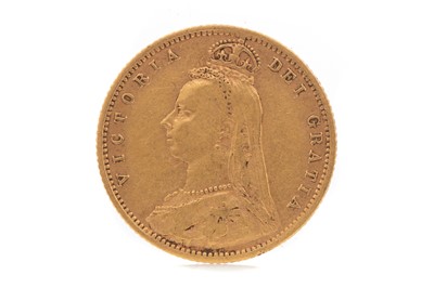 Lot 41 - A VICTORIA GOLD HALF SOVEREIGN DATED 1892