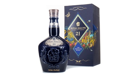 Lot 117 - CHIVAS ROYAL SALUTE 21 YEAR OLD KRISTJANA S. WILLIAMS SPECIAL EDITION