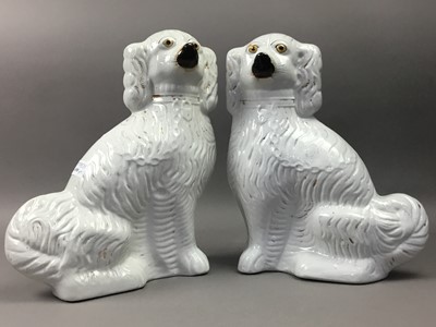 Lot 650 - A PAIR OF LATE 19TH CENTURY WALLY DOGS