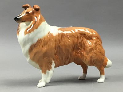 Lot 56 - A BESWICK MODEL OF A DOG, ALONG WITH FURTHER BESWICK AND OTHER ANIMALS