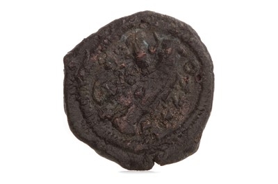 Lot 48 - A JUSTINIANUS I AUGUSTUS AE HALF VICTORY FOLLIS OF THEOUPOLIS-ANTIOCH