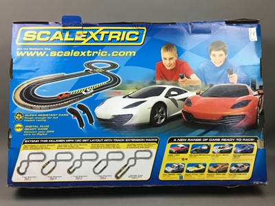 Lot 59 - A LOT OF SCALEXTRIC SETS INCLUDING MCLAREN MP4-12C