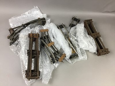 Lot 55 - A METTOY TIN PLATE CLOCK WORK TRAIN SET