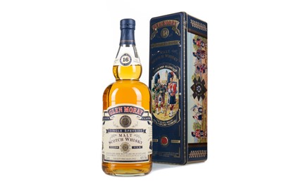 Lot 208 - GLEN MORAY 16 YEAR OLD BLACK WATCH 1L