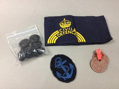 Lot 13 - A SMALL GROUP OF WRENS NAVAL INSIGNIA