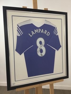Lot 1550 - FRANK LAMPARD SIGNED CHELSEA F.C. HOME SHIRT