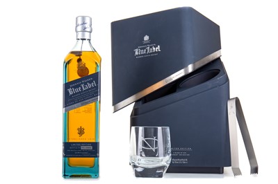 Lot 193 - JOHNNIE WALKER BLUE LABEL LIMITED EDITION PORSCHE CUBE 75CL