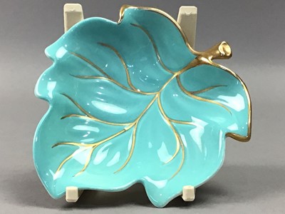 Lot 15 - A GROUP OF THREE CARLTON WARE LEAF SHAPED DISHES