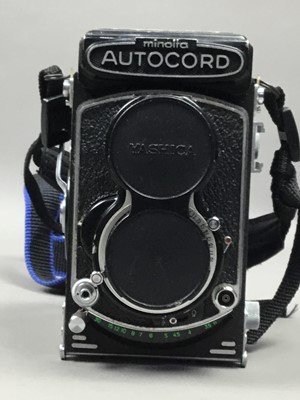 Lot 42 - A MINOLTA AUTOCORD DUAL LENS CAMERA