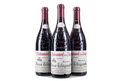 Lot 342 - 3 BOTTLES OF DOMAINE DU VIEUX TELEGRAPHE 2004 CHATEAUNEUF-DU-PAPE