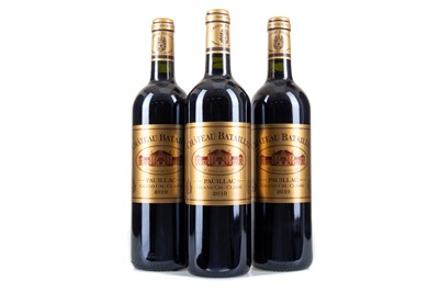 Lot 343 - 6 BOTTLES OF CHATEAU BATAILLEY 2010 PAUILLAC GRAND CRU CLASS