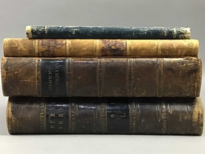 Lot 567 - A LOT OF VARIOUS BOOKS AND A VICTORIAN ALBUM OF SCRAPS AND EPHEMERA