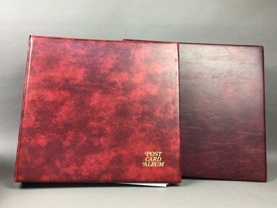 Lot 123 - TWO POSTCARD ALBUMS