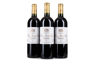 Lot 361 - 3 BOTTLES OF CHATEAU HAUT-BATAILLEY 2010 PAUILLAC