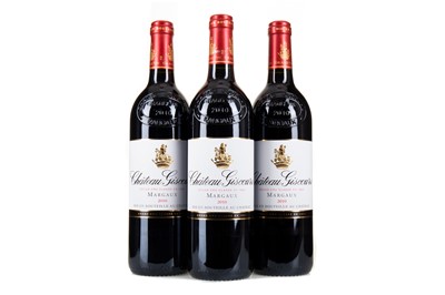 Lot 363 - 3 BOTTLES OF CHATEAU GISCOURS 2010 MARGAUX