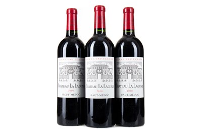 Lot 367 - 3 BOTTLES OF CHATEAU LA LAGUNE 2010 HAUT-MEDOC