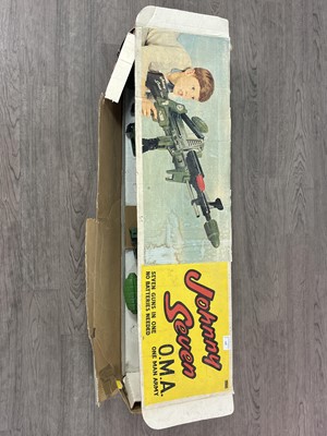 Lot 142 - A JOHNNY SEVEN O.M.A. TOY RIFLE