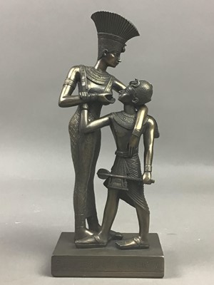 Lot 83 - A LOT OF ANCIENT EGYPTIAN STYLE FIGURES