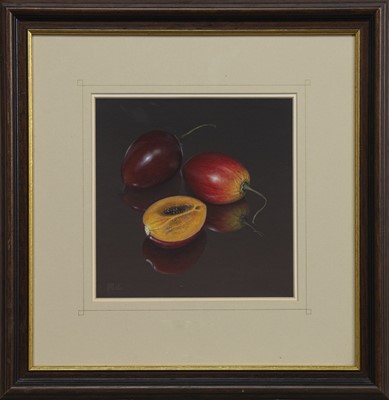 Lot 153 - TAMARILLOS, AN ACRYLIC BY IAN MASTIN