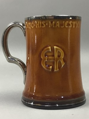 Lot 261 - A RIDGWAYS TANKARD AND OTHER ITEMS