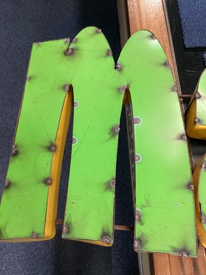 Lot 25 - A MEXICAN INDUSTIAL ART 'MARGARITA' BAR SIGN