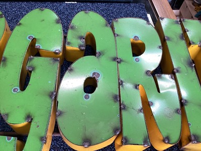 Lot 25 - A MEXICAN INDUSTIAL ART 'MARGARITA' BAR SIGN