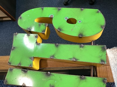 Lot 25 - A MEXICAN INDUSTIAL ART 'MARGARITA' BAR SIGN