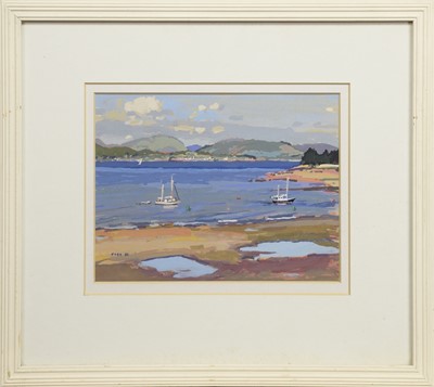 Lot 309 - EVENING, INVERKIP, A GOUACHE BY ROBERT BEGG