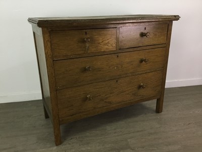 Lot 219 - AN OAK CHEST