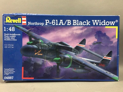 Lot 391 - THREE REVELL MILITARY AEROPLANE MODELS