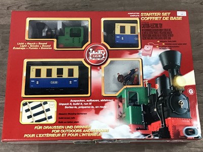 Lot 348 - A LARGE L.G.B. TRAIN SET