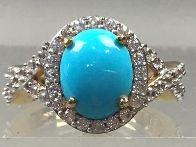 Lot 359 - A GROUP OF SLEEPING BEAUTY TURQUOISE JEWELLERY