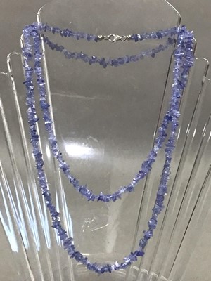 Lot 364 - TWO TANZANITE NECKLACES