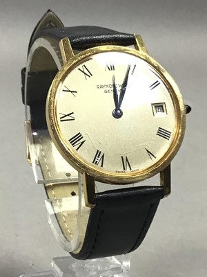 Lot 411 - A GENTLEMAN'S RAYMOND WEIL MANUAL WIND WRIST WATCH