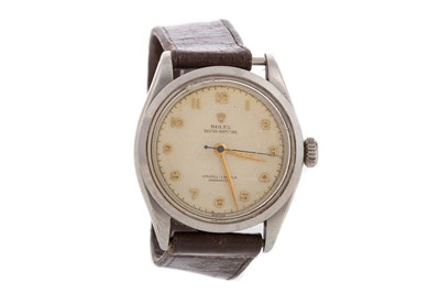 Lot 829 - A GENTLEMAN'S ROLEX OYSTER PERPETUAL STAINLESS STEEL AUTOMATIC WRIST WATCH