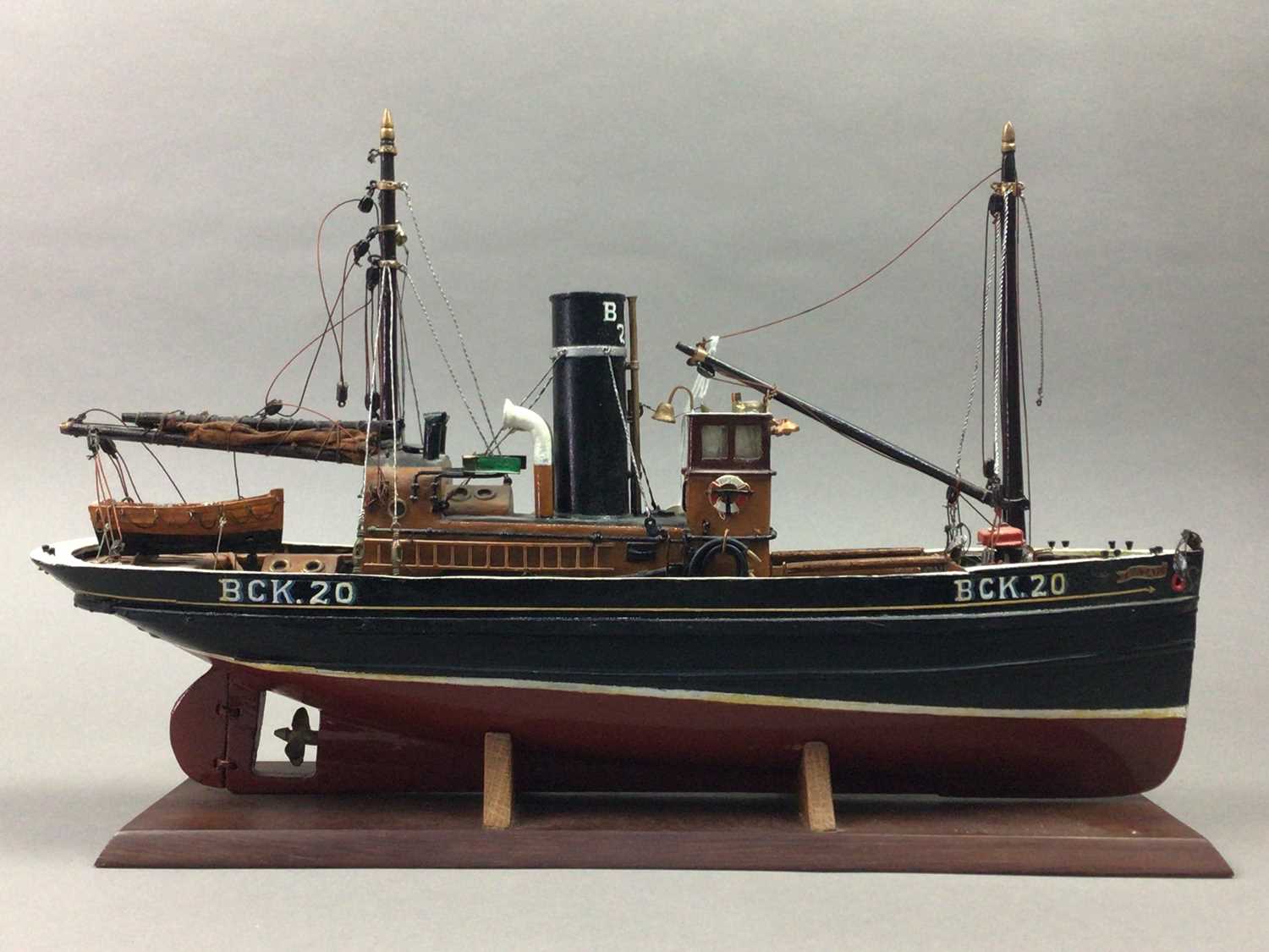 Lot 450 - A SCRATCH BUILT MODEL OF A PUFFER