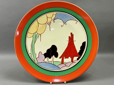 Lot 430 - MIDWINTER AFTER CLARICE CLIFF, A BIZARRE RANGE PLAQUE