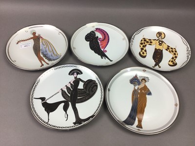 Lot 484 - A LOT OF FRANKLIN MINT/HOUSE OF ERTE ART DECO COLLECTOR PLATES