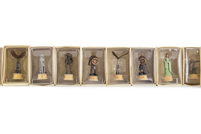 Lot 951 - EAGLEMOSS LORD OF THE RINGS LEAD CHESS SET
