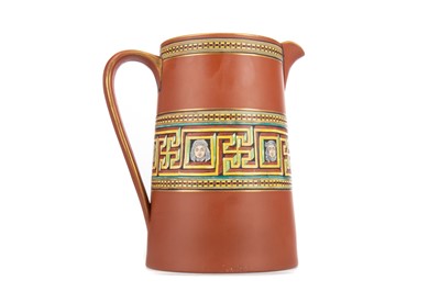 Lot 811 - A LATE 19TH/EARLY 20TH CENTURY TERRACOTTA WATER JUG