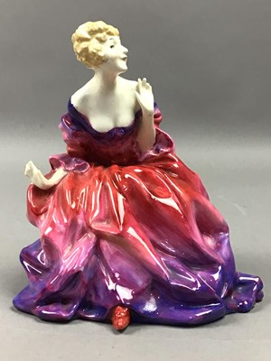 Lot 509 - A ROYAL DOULTON FIGURE OF 'THE ERMINE COAT' AND ANOTHER