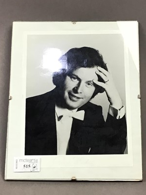 Lot 515 - A GROUP OF AUTOGRAPHED PHOTOGRAPHED AND OTHER PICTURES